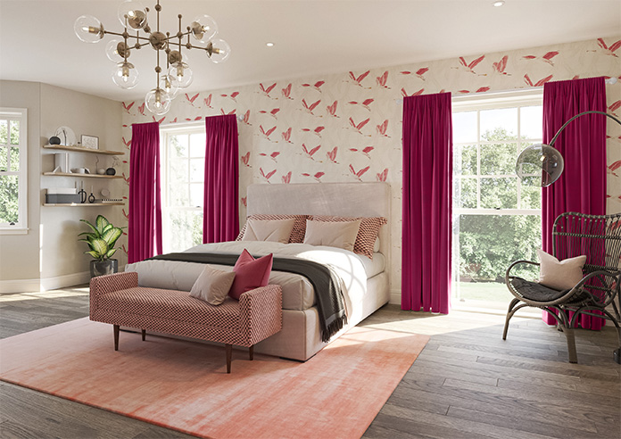 Ultra Luxe Velvet, Deep Pink - Made to Measure Curtains - Image 8